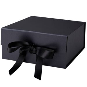 8x8x4 inch Magnetic Closure Box with Satin Ribbon